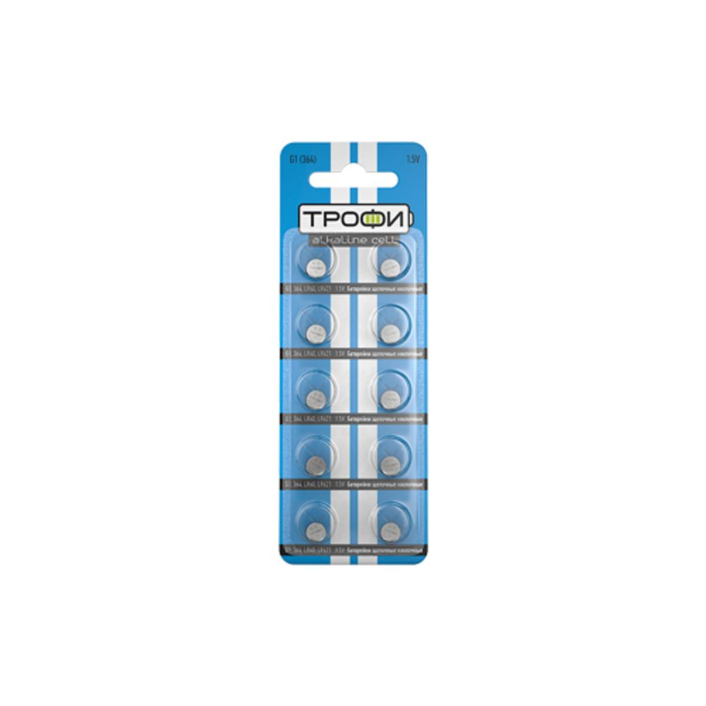 Батарейки Трофи G1 LR621 LR60 ENERGY POWER Button Cell | Трофи