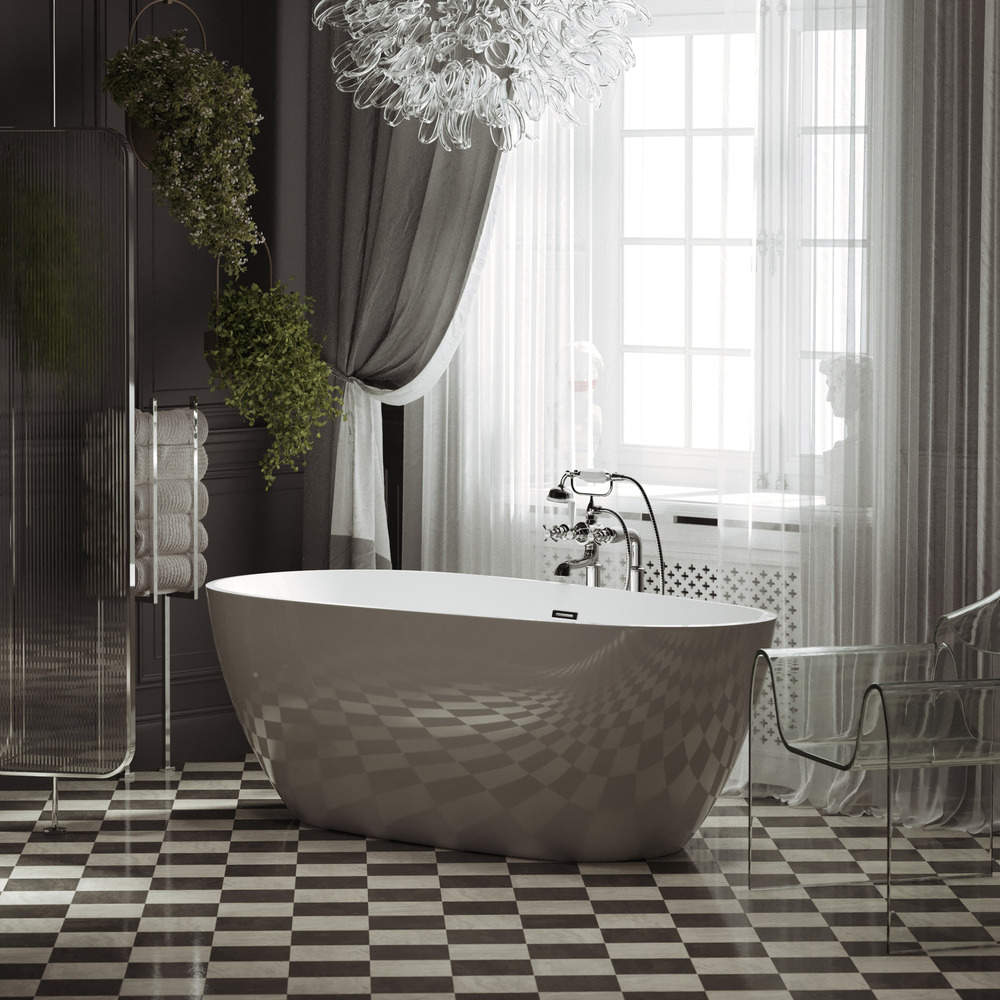 Ванна Sancos Avocado акриловая отдельностоящая, белый 1700x800x600мм