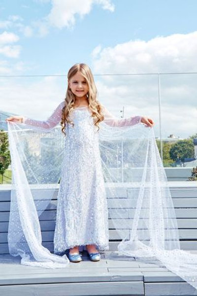 Белое платье Эльзы **Sparkling**