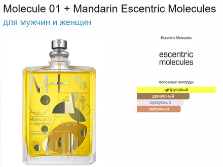 Escentric Molecules Molecule 01 + Mandarin 100ml