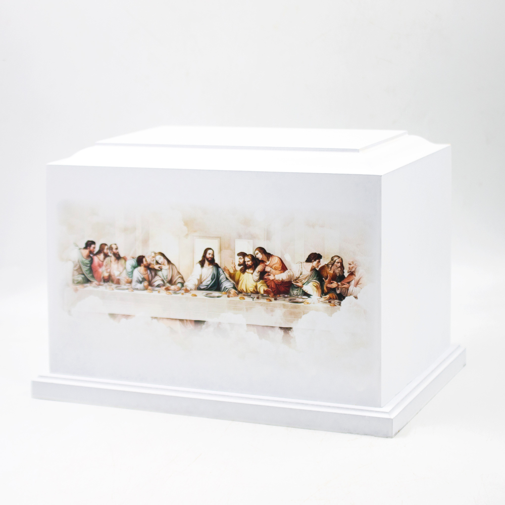 Урна для праха "Реквием L" с печатью Тайная Вечеря