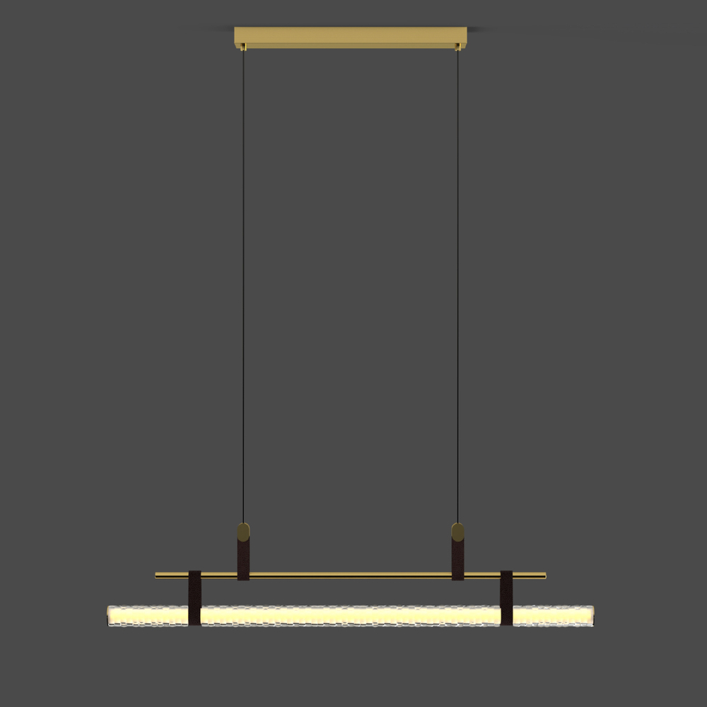 Подвесной светильник 8501P/L brass/clear