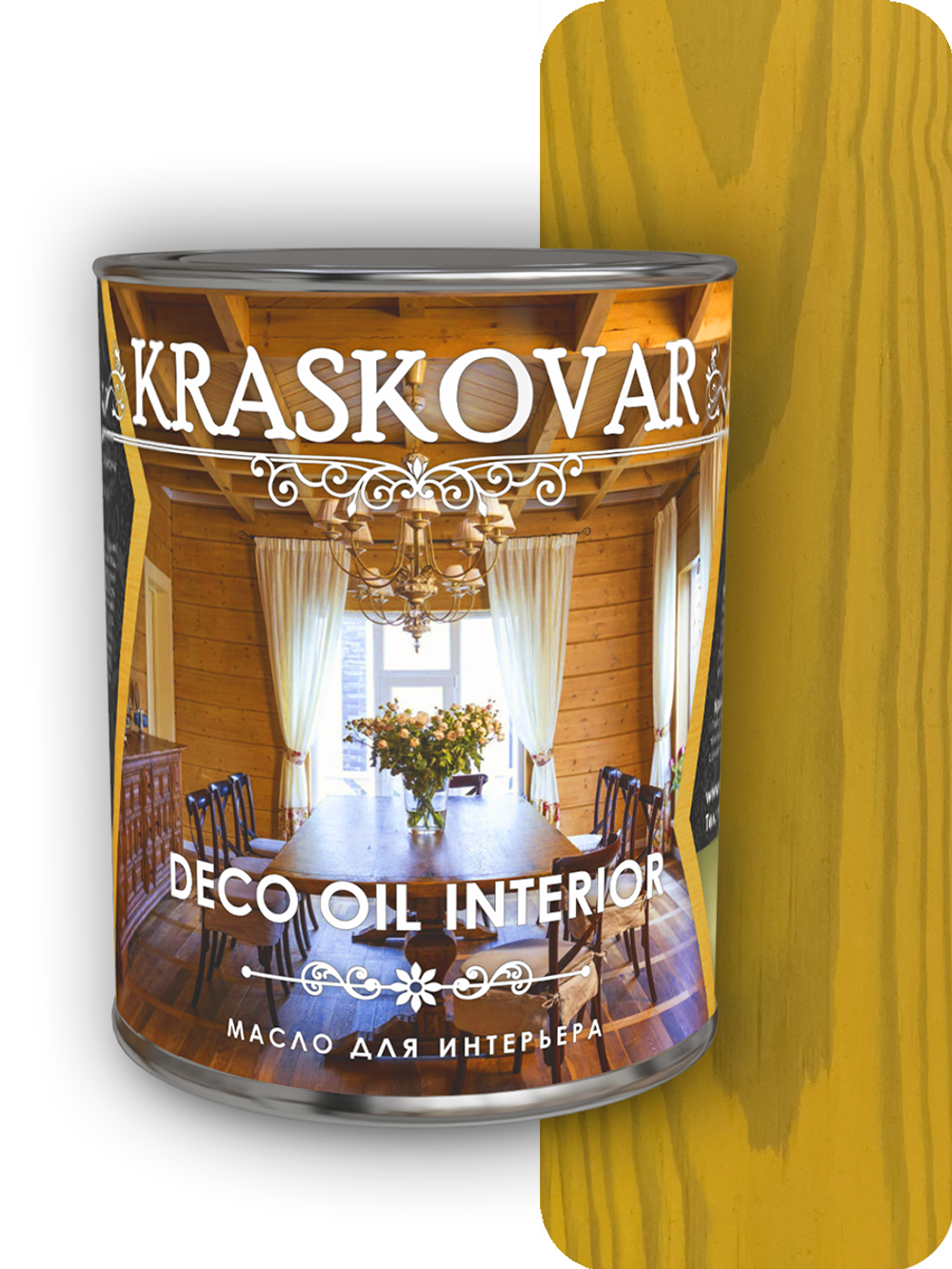 Масло для интерьера Kraskovar Deco Oil Interior сочная дыня