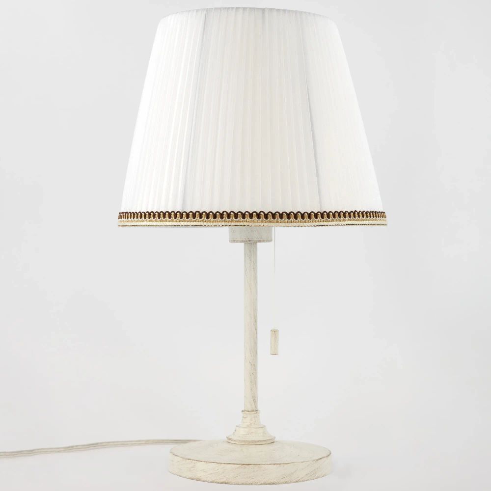 Citilux Линц CL402720 Настольная лампа патина с белым абажуром