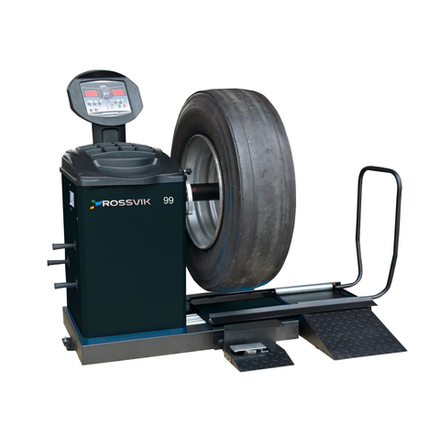 Станок балансировочный ROSSVIK PRO VT-99, 220 В, эл. линейка, LASER, LED, серый