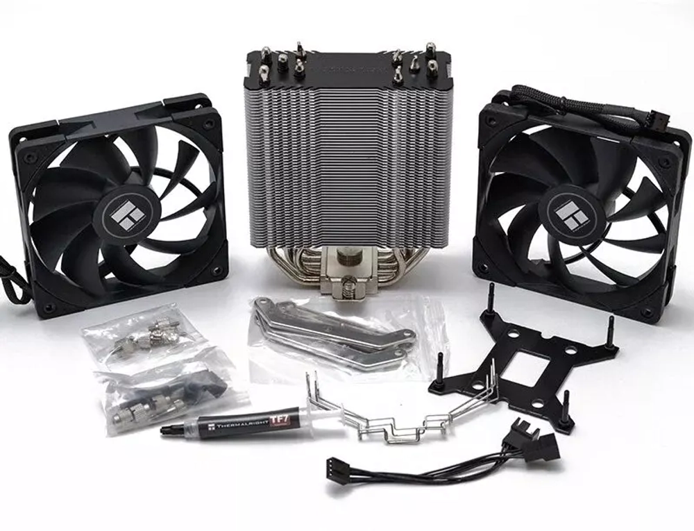 Кулер Thermalright Assassin King 120 PLUS (AK120-PLUS) LGA 1200/115X/2011/-3/2066/AM4/AM5 TDP 200Вт RTL