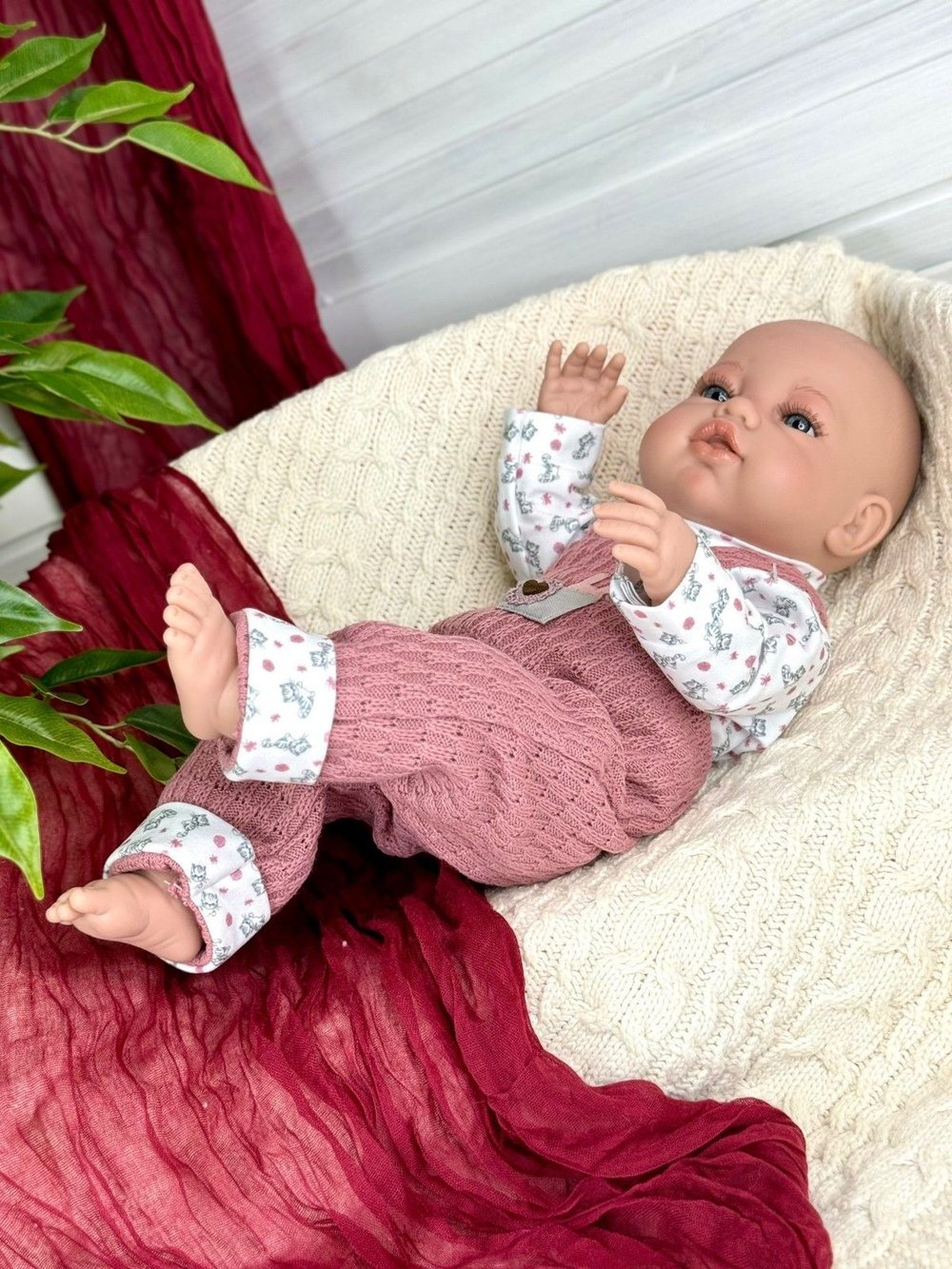 Кукла Berbesa виниловая 42см Recien Nacido (5124K)