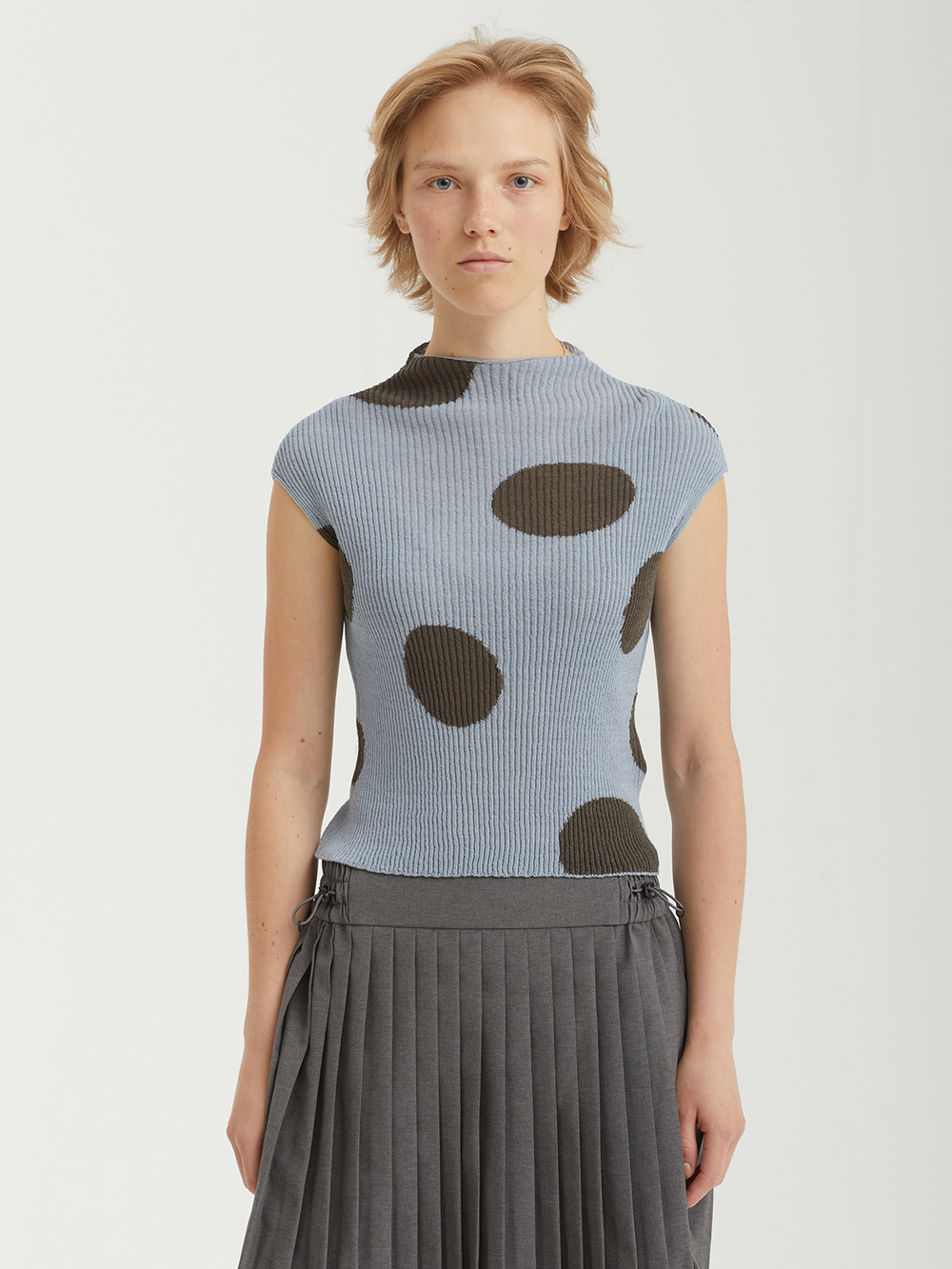 Топ Ribbed Dot