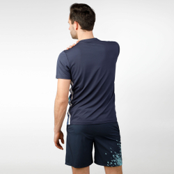 Мужское теннисное поло Quiet Please Ocean Receiever T-Shirt Men - Blue