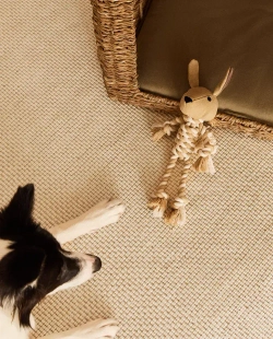 ZARA HOME ИГРУШКА ДЛЯ ДОМАШНИХ ЖИВОТНЫХ СО ШНУРКОМ В ФОРМЕ КРОЛИКА