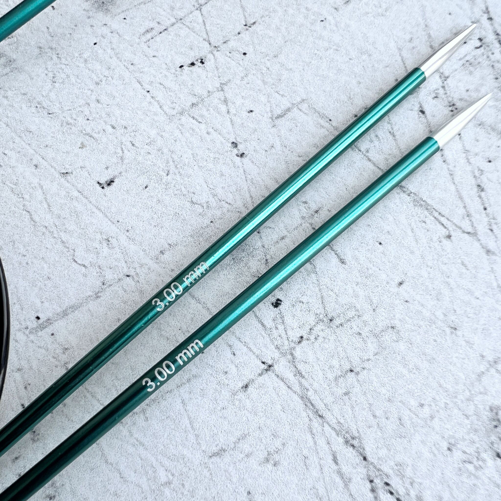 Спицы круговые Zing, 8мм/80см, KnitPro,(47136)