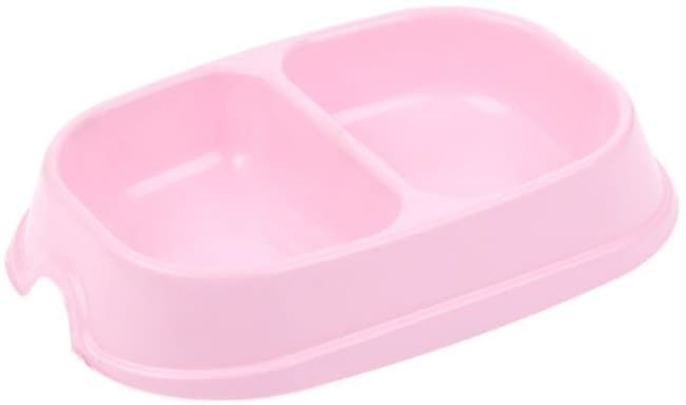 Миска 2 х 200 мл, розовая   1430464