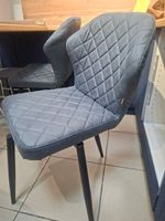 Стул Милан поворотный каркас черный ЗАМША