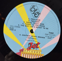 Винтажная виниловая пластинка LP ELO Electric Light Orchestra Time (Japan 1981) (Obi) 25AP 2111