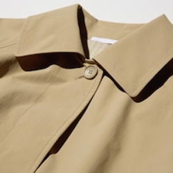 UNIQLO Короткий тренч, бежевый