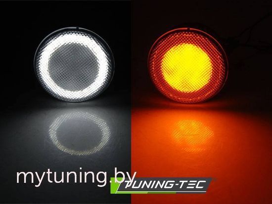 Указатели поворота с функцией габаритных огней для Jeep Wrangler JK (07-18) LED темные