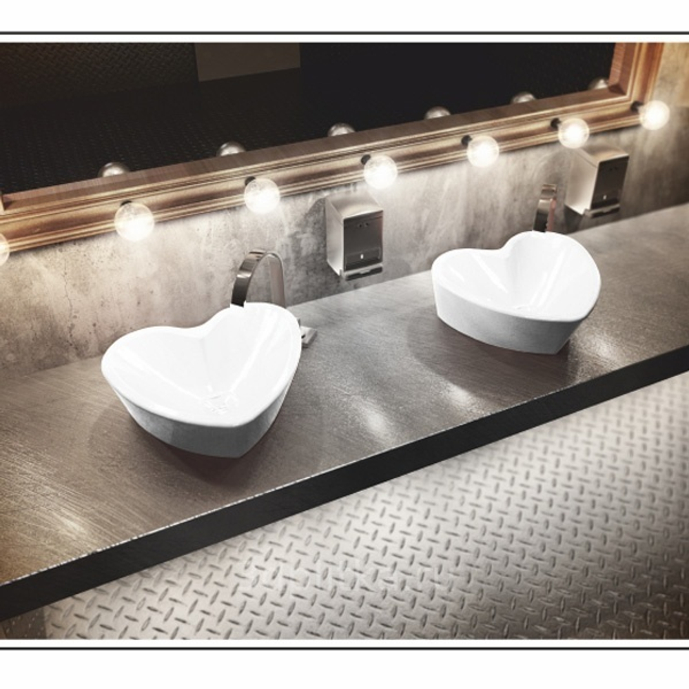 УМЫВАЛЬНИК SANITA LUXE LOVE IS WHITE