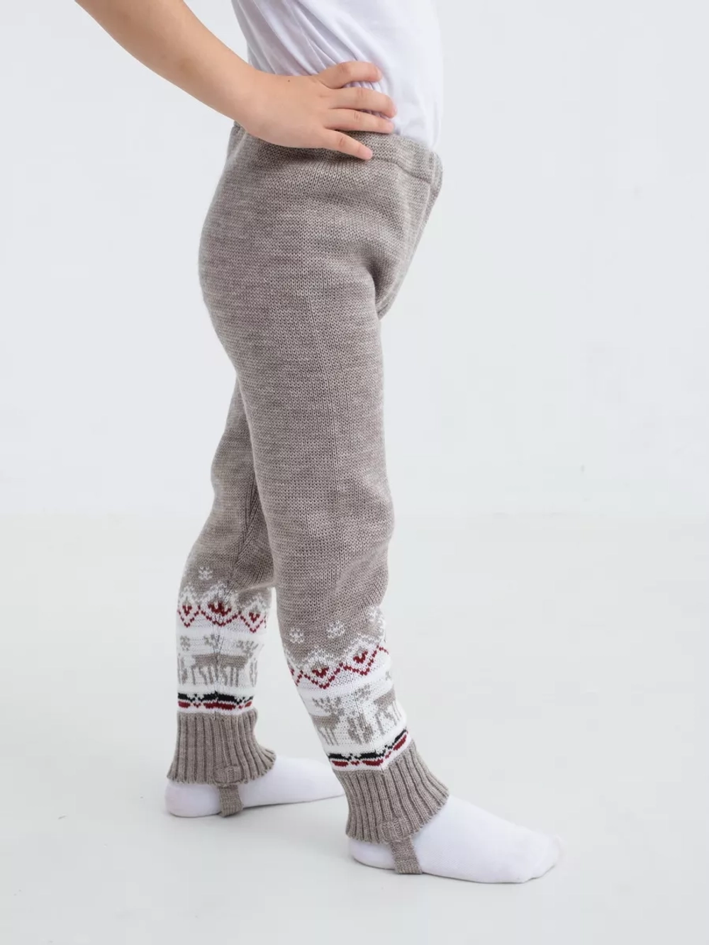 Рейтузы вязаные с орнаментом