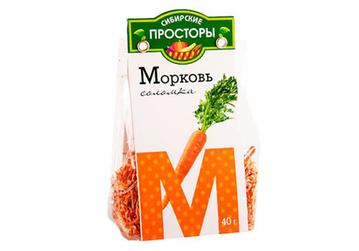 Морковь соломкой Сибирские Просторы, 40г