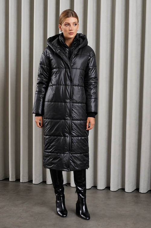 0098 Пальто женское (черный)