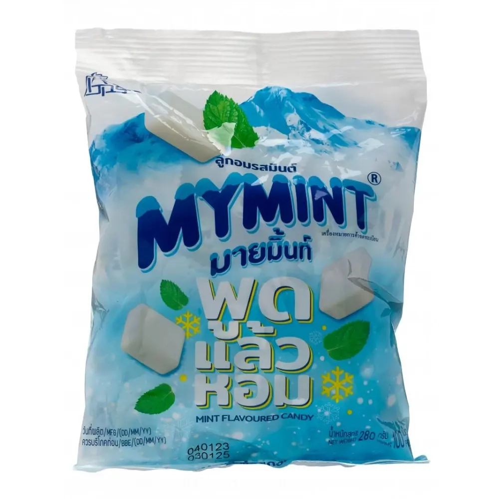 Конфета жевательная Bonpasert"Mymint"со вкусом мяты 280 гр