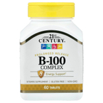 21st Century, Комплекс B-100, замедленное высвобождение, 60 таблеток
