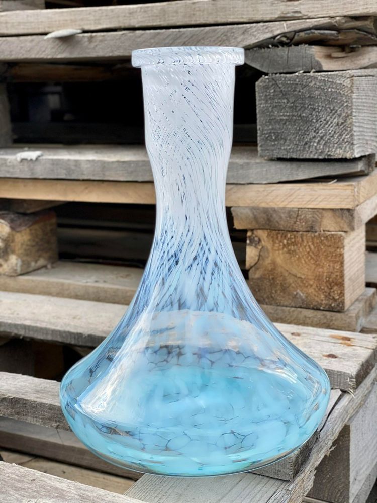 Vase Big Maks Base White-Sea Blue