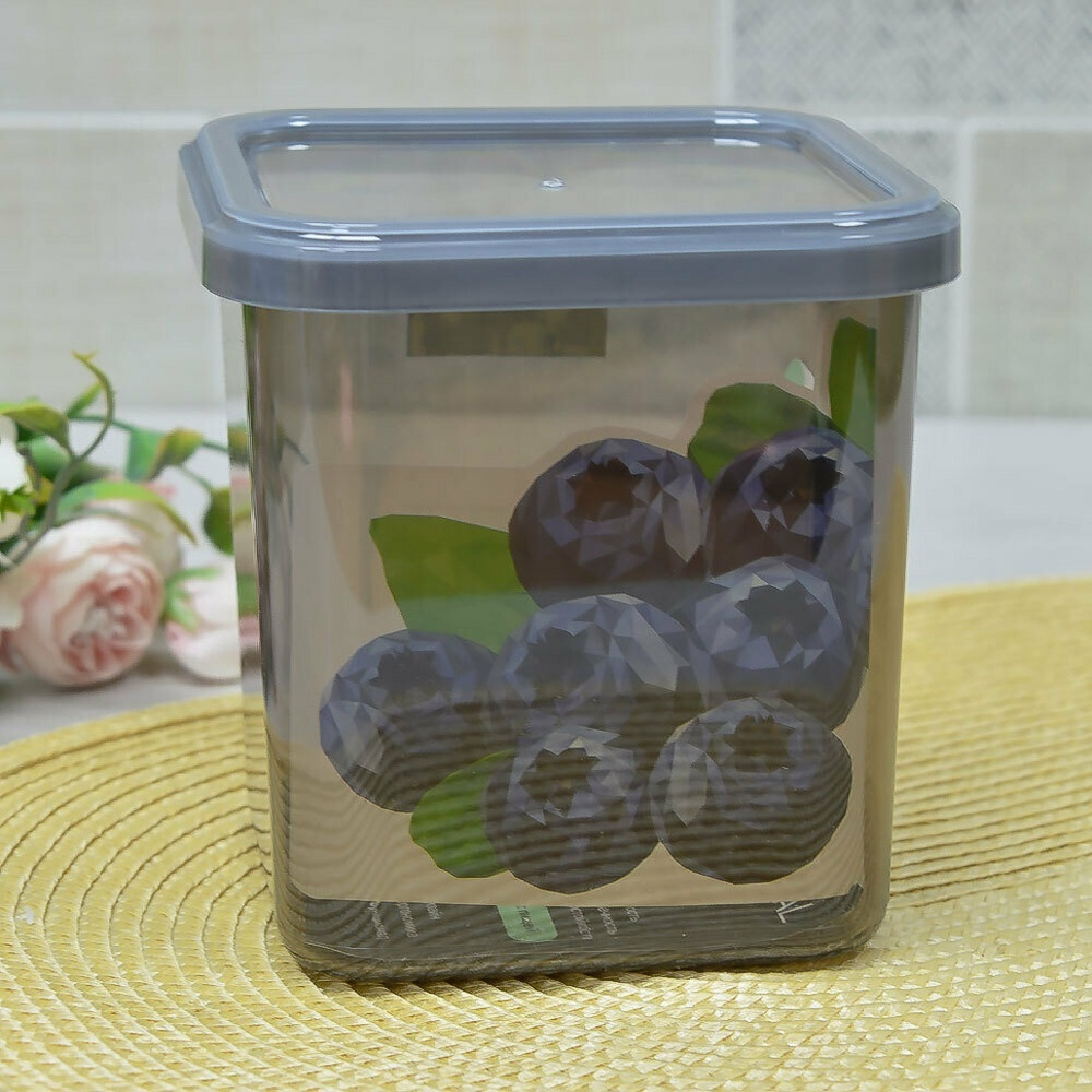 Банка для сыпучих продуктов 0,9л "Crystal"