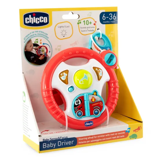 Игрушка развивающая Chicco Руль на коляску на липучке
