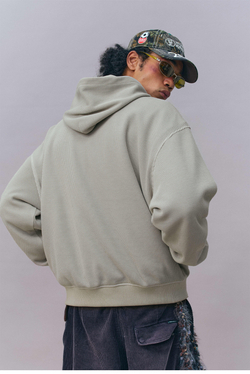 Худи Двухсторонний Nothomme Monterest vintage waffle knit reversible relaxed fit hooded