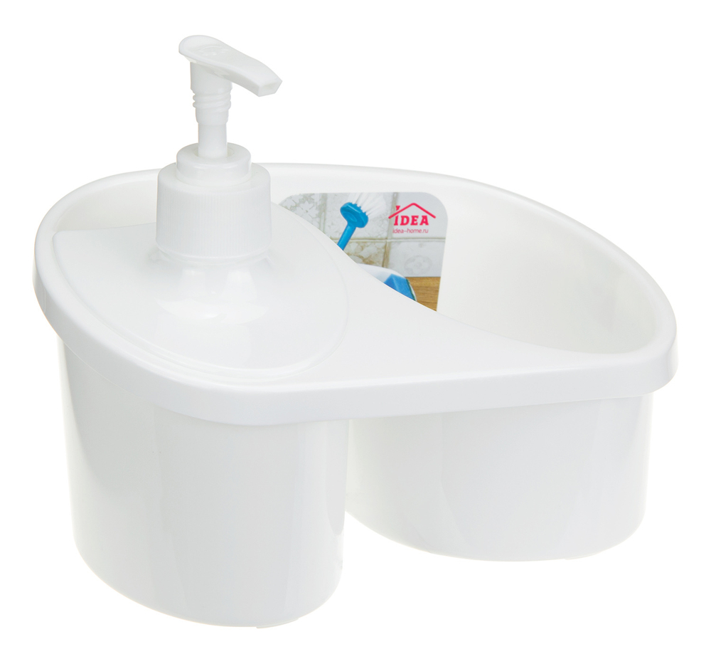 Подставка для моющих средств с дозатором для жидкого мыла 250 мл М1149