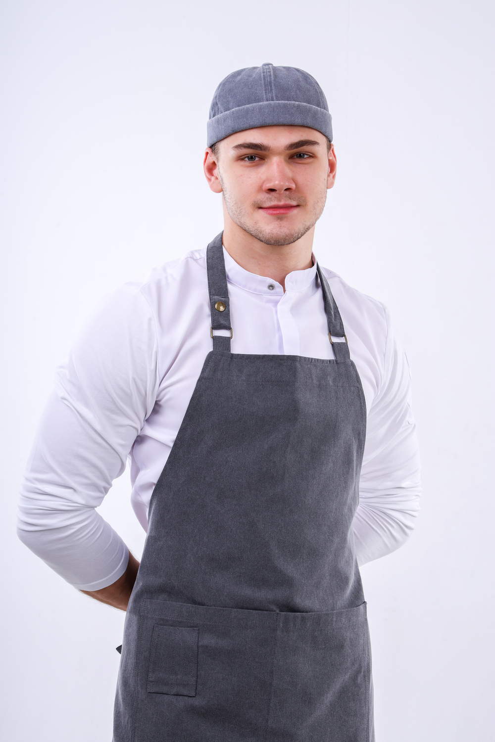 Докер grey vintage кепка без козырька