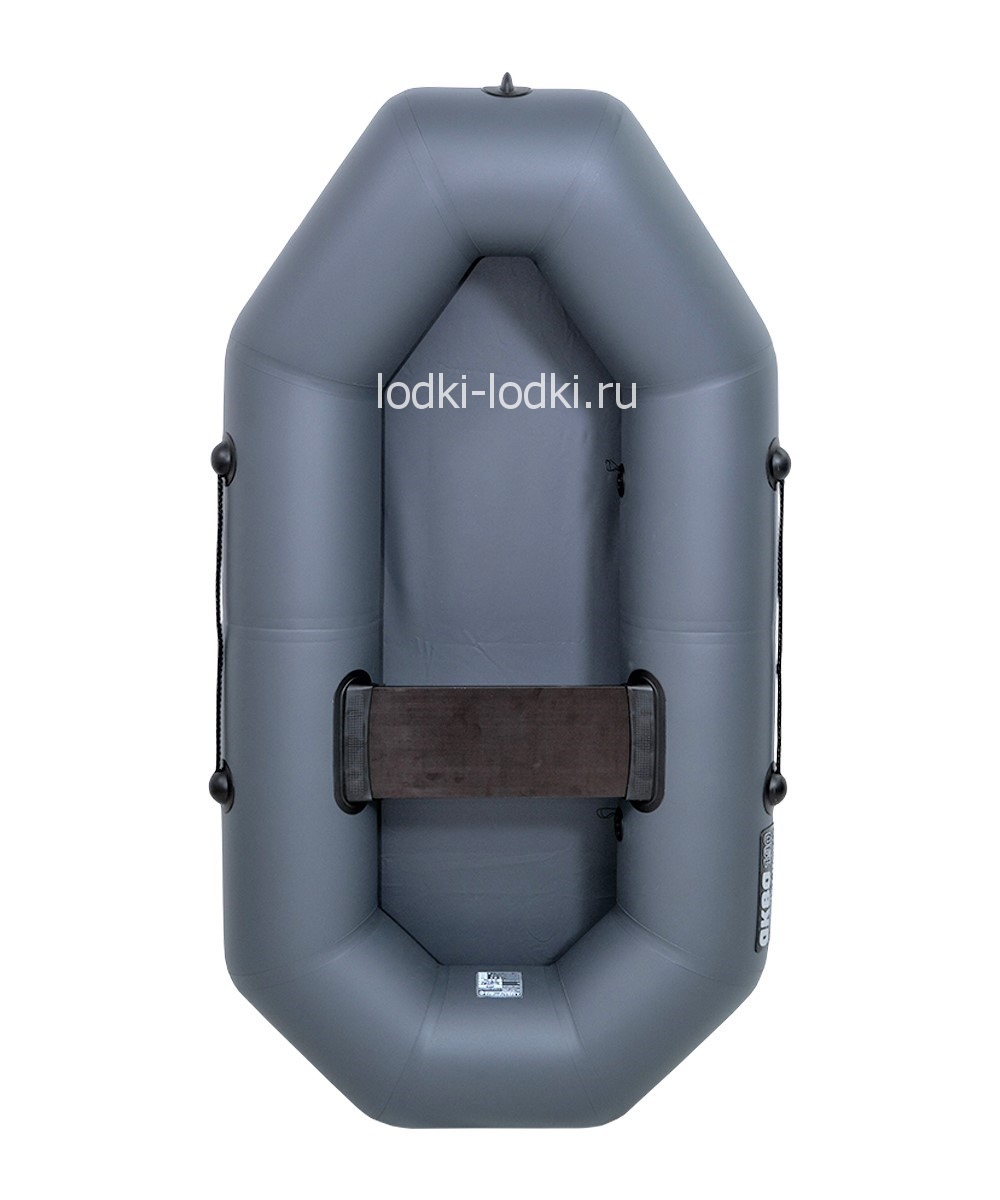 Аква-оптима 190 ГРАФИТ с гребками (Самая маленькая и легкая лодка ПВХ)
