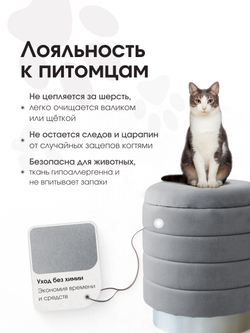 Пуф Лагуна Серый