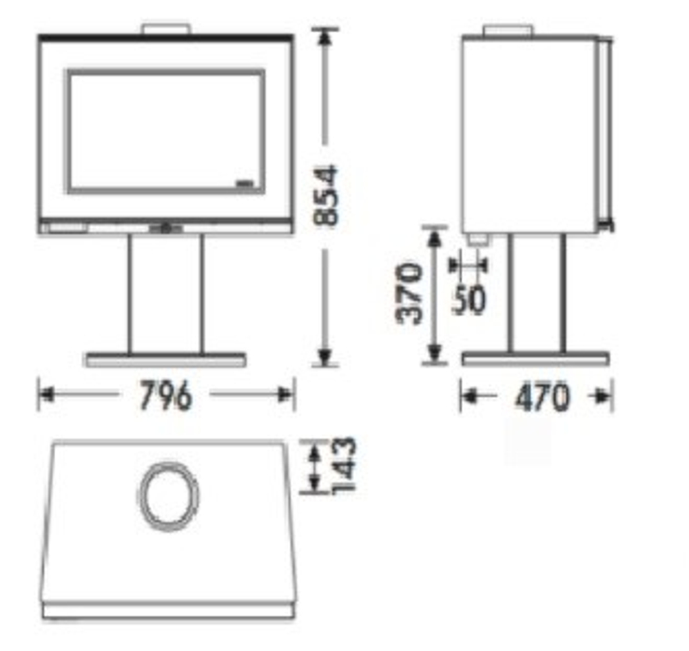Печь-камин PANADERO Maja S