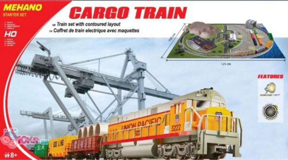 Купить Железная дорога Mehano Cargo Train с ландшафтом