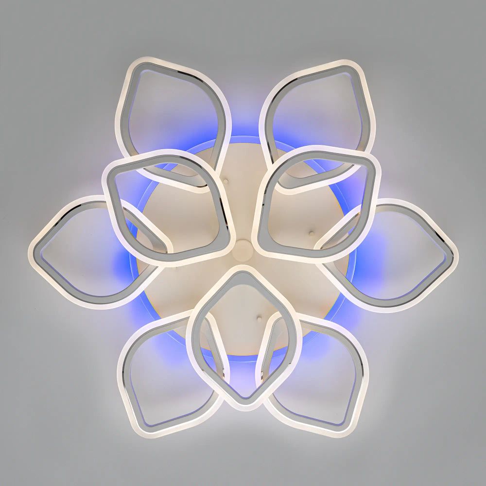 Citilux Ромби Смарт CL236A190E RGB Умная люстра Белая