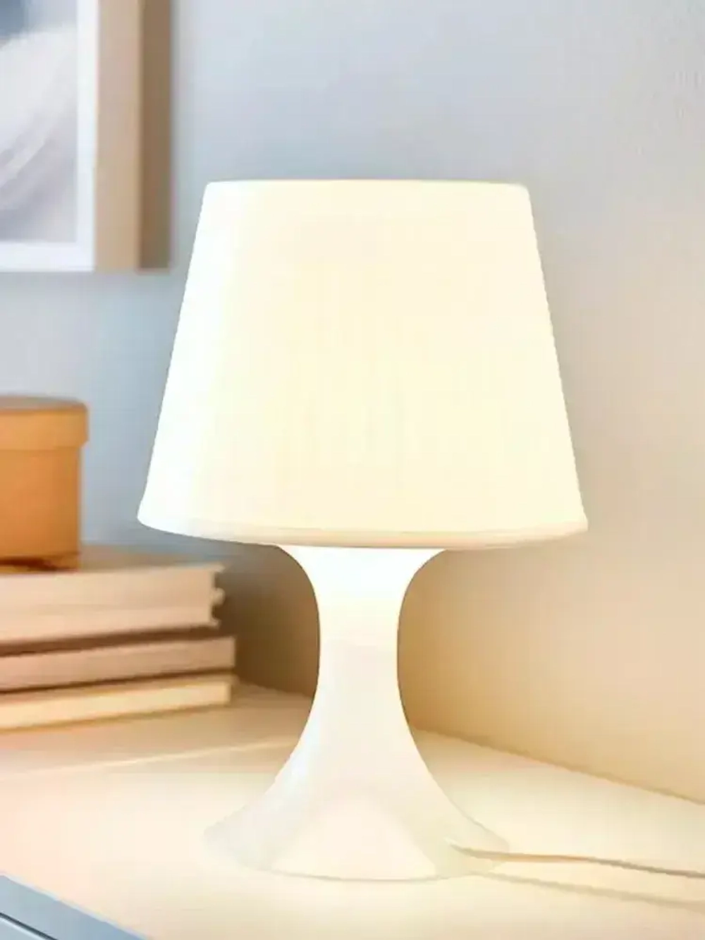 OSLO лампа настольная с абажуром прикроватная / ночник настольный на тумбочку торшер в спальню