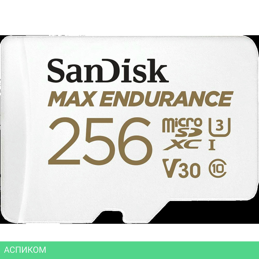 Карта памяти SanDisk microSDXC 256GB с адаптером (SDSQQVR-256G-GN6IA)