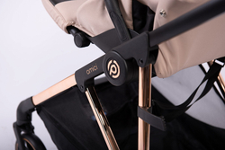 Прогулочная коляска Peppy Amici Beige рама Gold