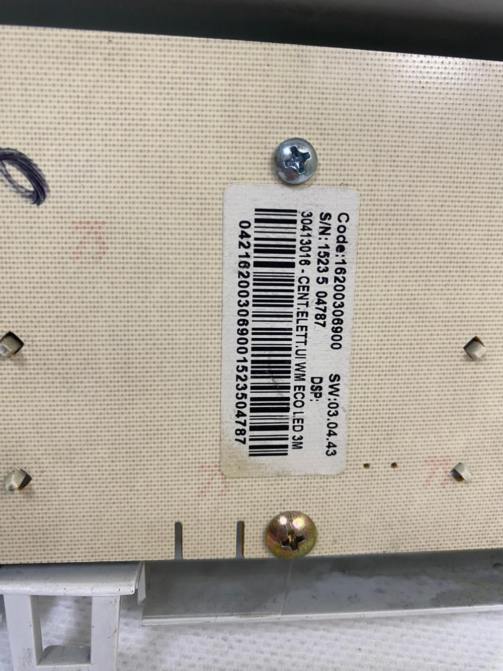 200 Электронный модуль+панель индикации для стиральной машины Indesit EWSC 51051 б/у