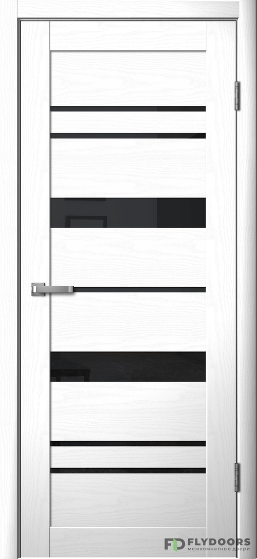 Межкомнатная дверь La Stella 283 (Чёрное стекло) Макиато