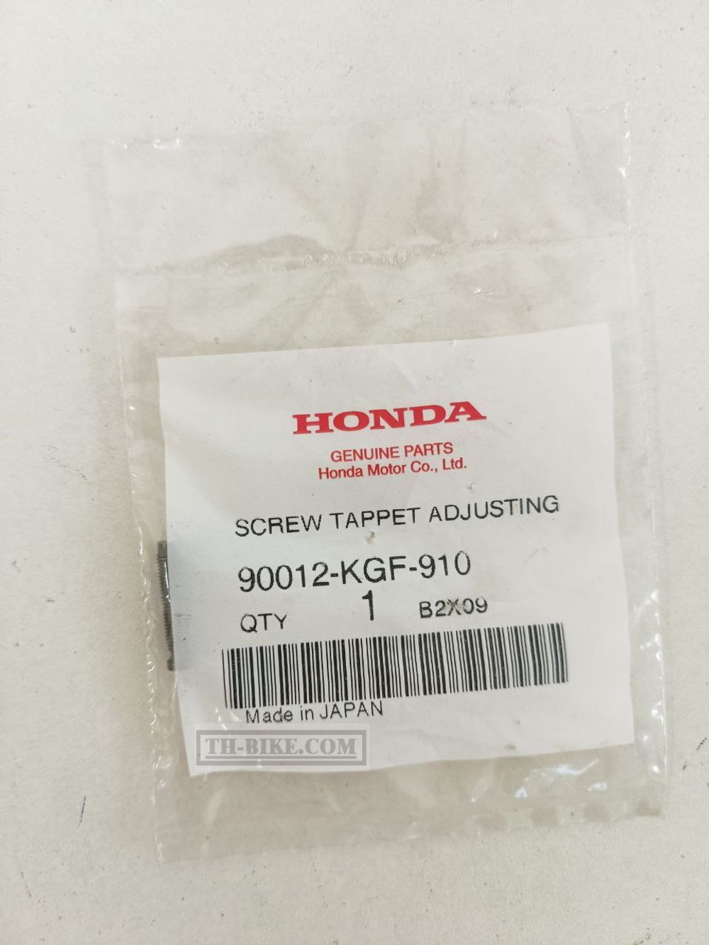 90012-KGF-910. SCREW, TAPPET ADJUSTING. Honda
