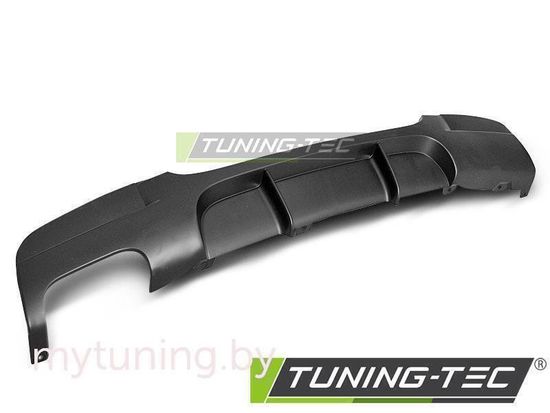 Диффузор бампера заднего для BMW 3 E90 / E91 (05-11) под 1 двойную трубу в стиле M-Performance