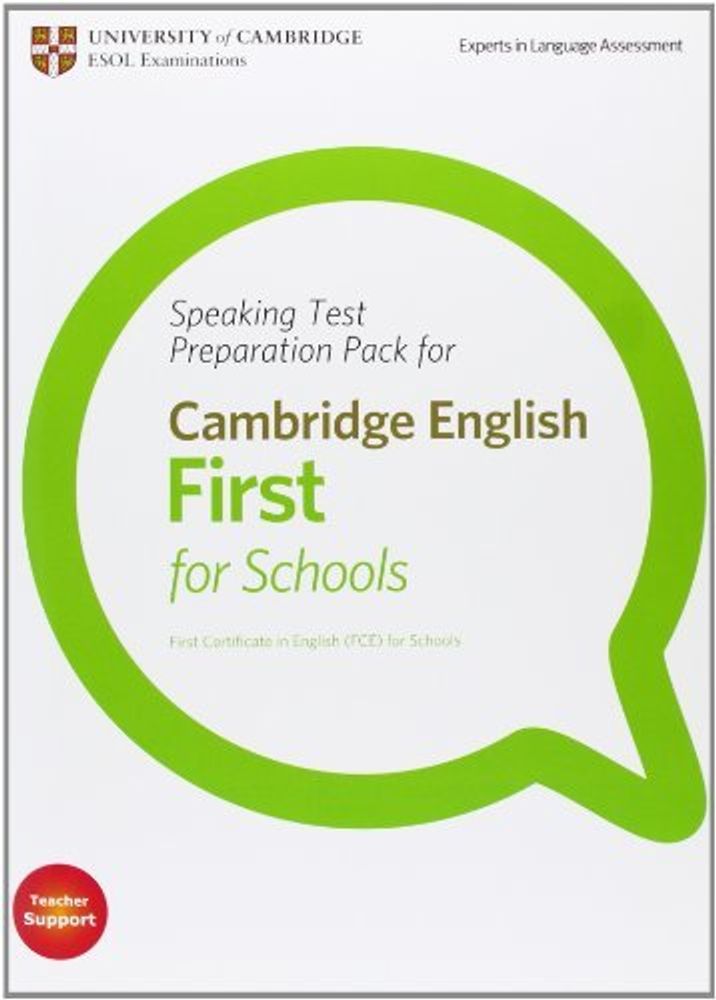 Speaking Test Preparation Pack for First for Schools Paperback with DVD