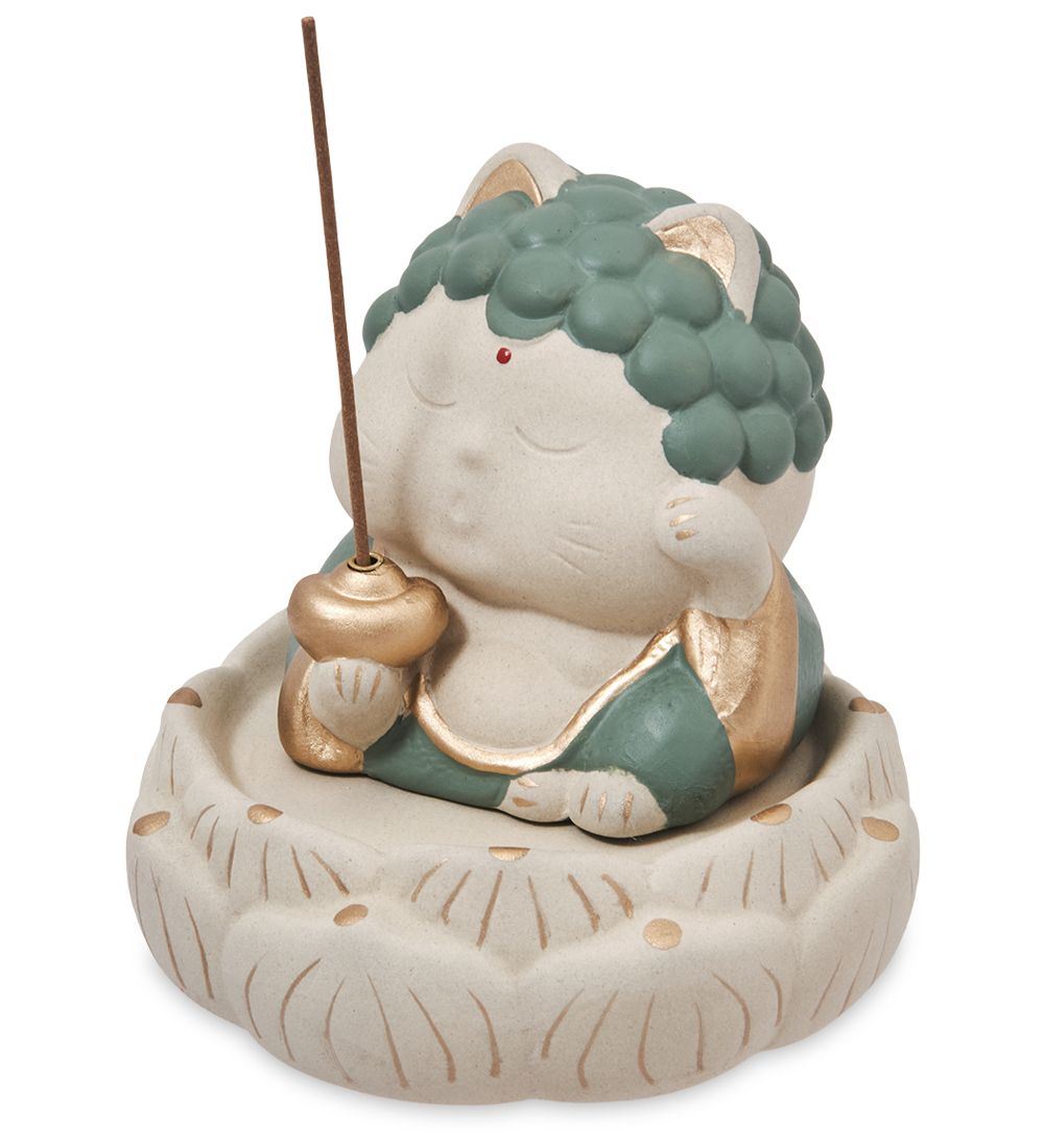 Lucky Cats KT-31/3 Подставка для благовоний «Кот»