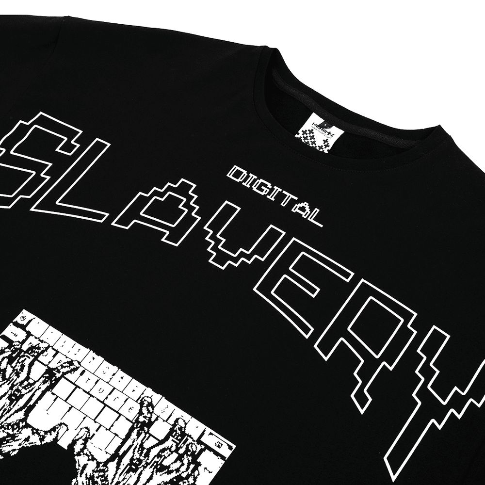 Лонгслив Heartz Slavery Color-Block Kimono черный