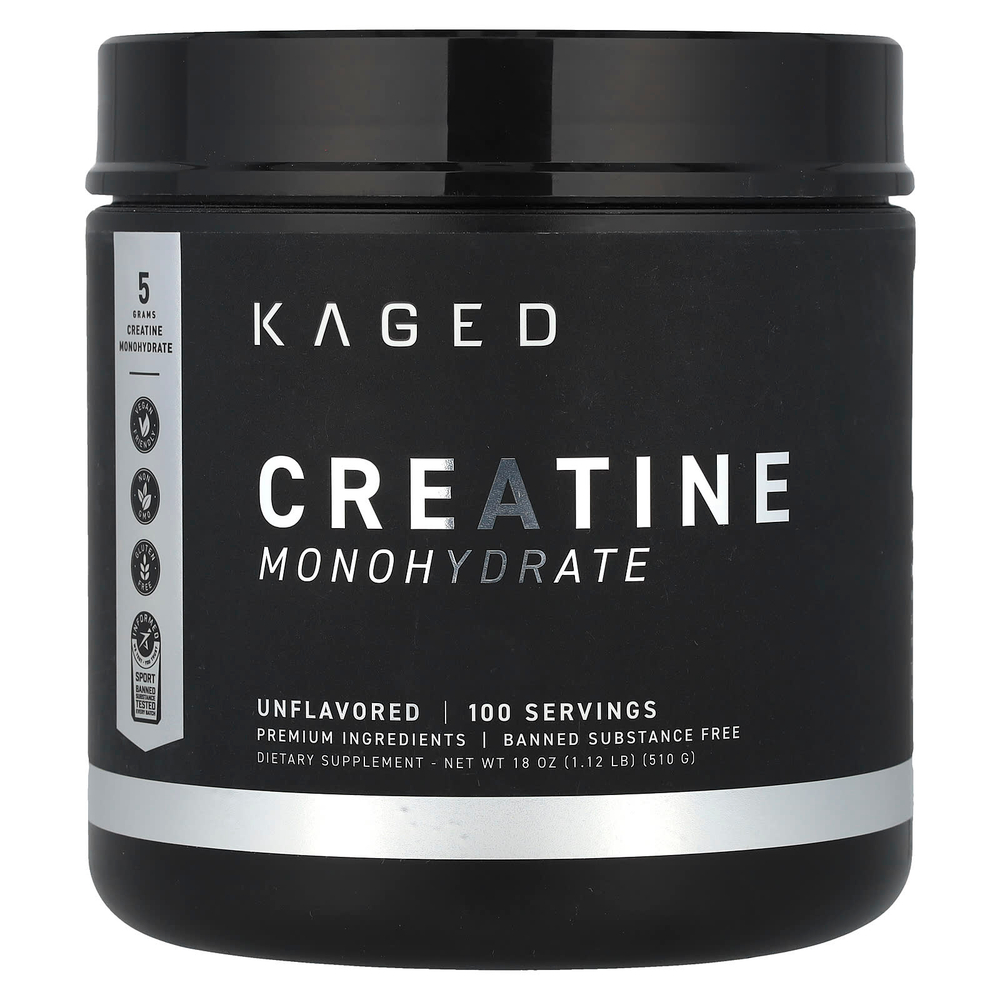 Kaged, моногидрат креатина, без добавок, 510 г (1,12 фунта)