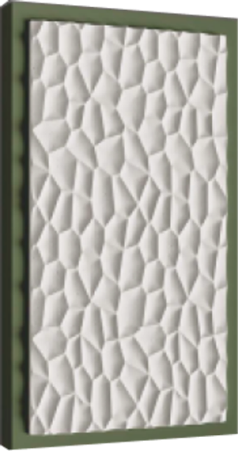 3D PU BUBBLE STONE PANEL A 0871200 * 600 * 25 m m