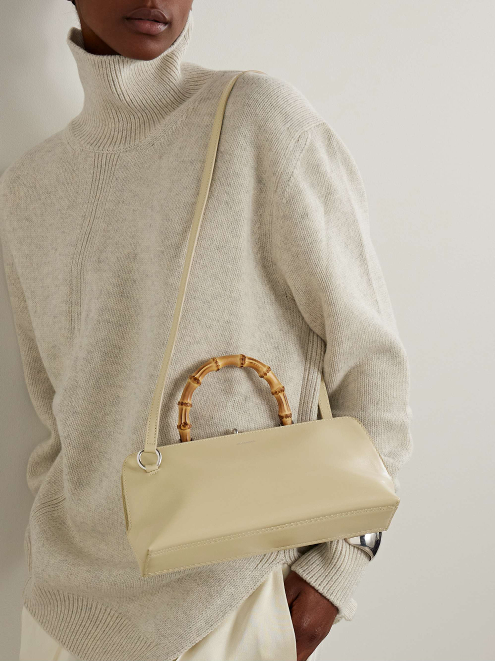 Сумка JIL SANDER Goji Bamboo Mini "Eggshell"